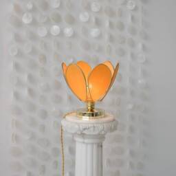Flower Table Lamp - Honey & Gold - thumbnail 4