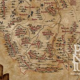 Fantasy Map Of Montana Vintage Style Montana Art Print - thumbnail 2
