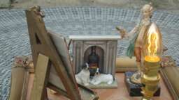 Up-Cycled Steampunk Collection Of Objects Depicting Artist in Studio Lamp With Dimmer - thumbnail 1