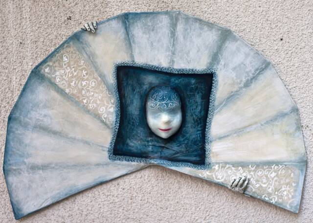 The Wind Through Me - Wall Sculpture By Mara Mariela Dimitrova Original Artwork Mixed Media Art - image 1