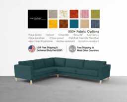 Custom Made Covers For Karlstad Sofa Cover, 2+3/3+2 Corner Replacement Slipcover - thumbnail 1