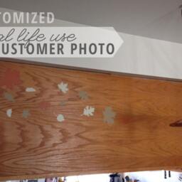 Fall Harvest Leafs Falling Thanksgiving Decoration - Wall Decal Custom Vinyl Art Stickers - thumbnail 2