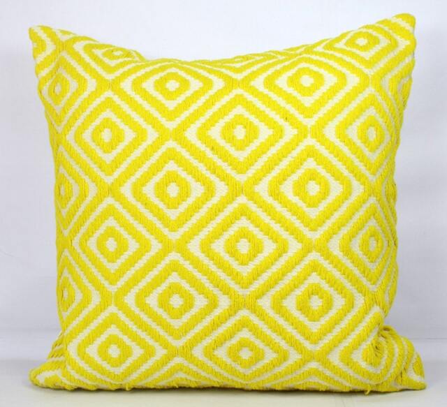 Jacquard Cotton Euro Sham Cover Decorative Throw Pillow Case - image 1
