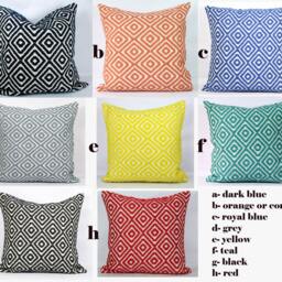 Jacquard Cotton Euro Sham Cover Decorative Throw Pillow Case - thumbnail 2