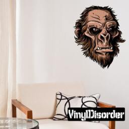 Mythical Creature Big Foot Wall Decal - Fabric Vinyl Removable & Reusable Mythicalcreatureuscolor001Et