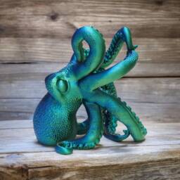Octopus, Kraken Wine Bottle Holder - Nautical Kitchen Decor, Housewarming Gift - thumbnail 2