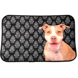 Pit Bull Dog Mat, Anti-Slip Rubber Backing - 15x21 - thumbnail 2