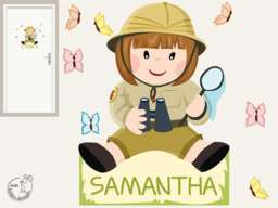 "Wall Sticker ""Naturalist" - thumbnail 1