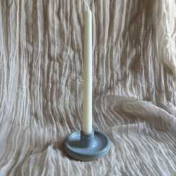 Blue Candlestick Set, Blue Candle Gift Homeware, Boho Home Decor, Sky Stick Holder - thumbnail 4