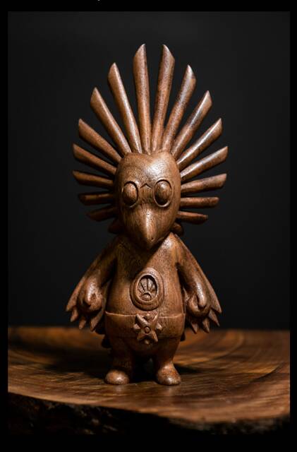 The Ketzal. Teak Wood Carving - Ancient Future - image 1