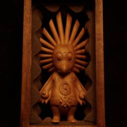 The Ketzal. Teak Wood Carving - Ancient Future - thumbnail 3