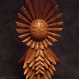 The Ketzal. Teak Wood Carving - Ancient Future - thumbnail 4
