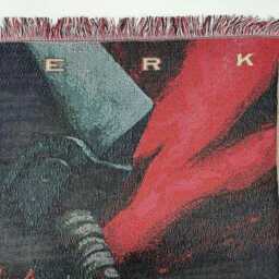 Berserk Tapestry Blanket, Woven Throw Anime Wall Hanging, Dark Fantasy Guts Manga Room Decor - thumbnail 3