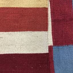 Handwoven Afghan Kilim Rug, Bohemian Modern Style - 284x193 cm - thumbnail 4