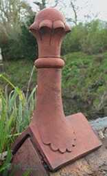 Sussex Ball Roof Finial 90 Degree Angled Ridge Tile - thumbnail 1