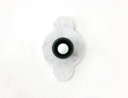 Cararra Marble & Black Vanity Sconce Light Bathroom Fixture White Foyer Kitchen Lighting Hallway Lamp