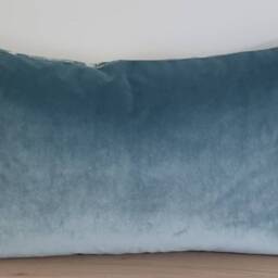 Linwood Omega Prints English Oak Teal & Velvet Cushion Cover 35x55 cm - thumbnail 3