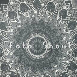 Grey Ombre Mandala Tapestry - Boho Chic Wall Hanging, Queen Size - thumbnail 3