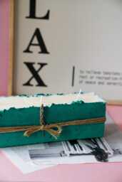 xl Concrete Candle Handmade Lavender Soy Wax, Modern Home Decor