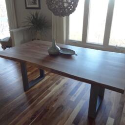 Modern Natural Edge Dining Table - Kitchen - thumbnail 2