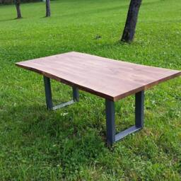 Modern Natural Edge Dining Table - Kitchen - thumbnail 3