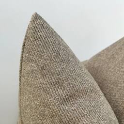 Beige Linen Pillow Cover Neutral Scandi Throw Cushion, Euro Sham - Lumbar - Duties Paid Usa - thumbnail 3