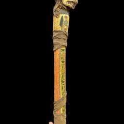 Sceptre Staff, Head Of Anubis Waz Sceptre. Ancient Egyptian Waz-Scpetre - thumbnail 2