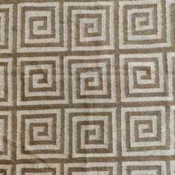 Geometric Spiral Wool Jute Flatweave Rug in Natural Beige & Brown - thumbnail 3