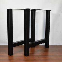 steel Legs, Table Table, Metal Dining Desk Desk, Furniture Industrial Set Of 2 - thumbnail 3