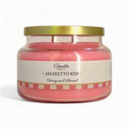 Cherry Almond, Amaretto Kiss Candles, 10 Oz, Optional Gift Box