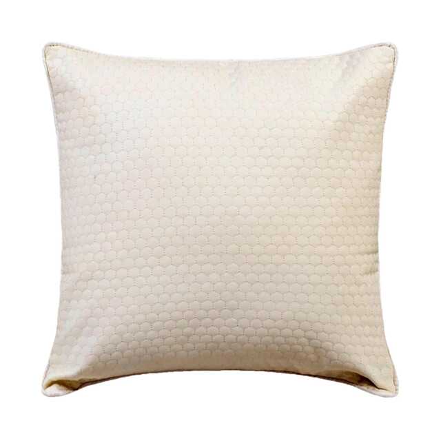 "Decorative Beehive Texture, Hexagon, Lattice Pillow Case 16""x16" - image 1
