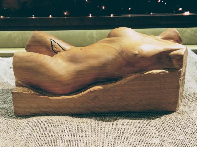 The Girl With The Knot Tattoo. A Wooden Sculpture - image 1