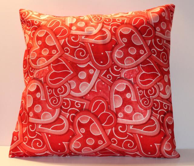 12x12 Valentine's Day Hearts Abound Pillow - image 1