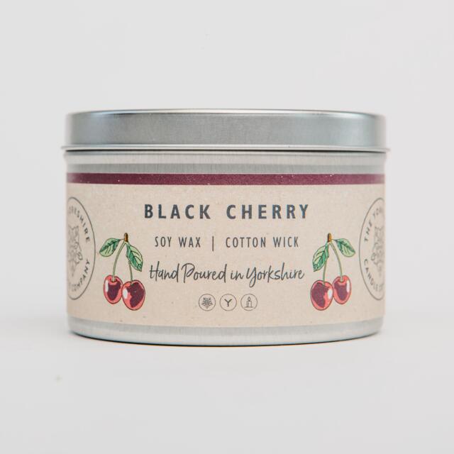 Black Cherry - Scented Candle Hand Poured in Yorkshire Soy Wax Vegan - image 1