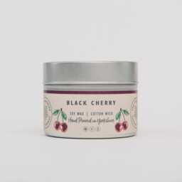 Black Cherry - Scented Candle Hand Poured in Yorkshire Soy Wax Vegan - thumbnail 2