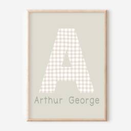 Set Of 3 Muted & Neutral Nursery Or Bedroom Prints - Prints Only, Unframed - thumbnail 2