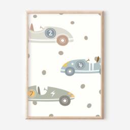 Set Of 3 Muted & Neutral Nursery Or Bedroom Prints - Prints Only, Unframed - thumbnail 3