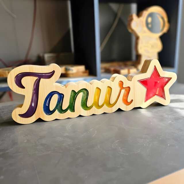 Personalized Name Lamp For Nursery Room, Custom Led Kids Bedroom Decor, Baby Shower Gift, Night Light Sign Children - image 1