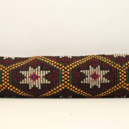 Handmade Kilim Lumbar Pillow Cover, King Size 12x48 - thumbnail 2
