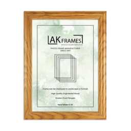A1 A3 A4 A2 Oak Picture Frame - Walnut Rosewood & Country Pint Frames Classic Colourful Wall Art Gift For New Mom