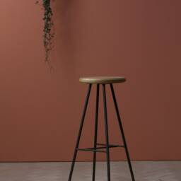 Konk ??? Huffer N Stool [Three Heights] Steel & Oak/Bar Chair - thumbnail 3
