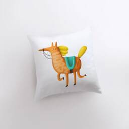 Horse Running Pillow - Throw Lover Animal Gift Tiny House Decor Cowgirl Pet - thumbnail 3