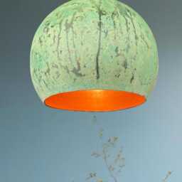 Green Patina Copper Dome Pendant Light Rustic Modern Kitchen Island Lighting - thumbnail 3