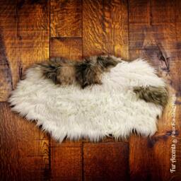 Faux Fur Sheepskin Throw Rug - Shaggy Soft Thick Dog, Cat, Pet Bed Accents Designer Rugs Usa - thumbnail 4