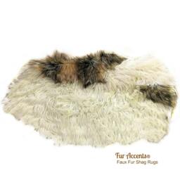 Faux Fur Sheepskin Throw Rug - Shaggy Soft Thick Dog, Cat, Pet Bed Accents Designer Rugs Usa - thumbnail 3