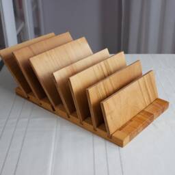 Wooden Book Holder, Bookmark Personalized Stand, Mini Bookshelf, Bookcase, Bookshelves - thumbnail 3