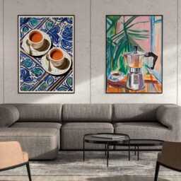 Set Of 2 Coffee Posters, Prints, Kitchen Decor, Print, Wall Art, Food & Drink Shop Art - thumbnail 3