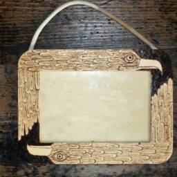Wooden Photo Frame Eagle Pyrographed - thumbnail 3