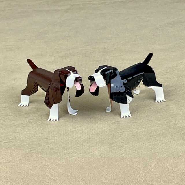 English Springer Spaniel Handmade Copper Sculpture, Miniature Collectible Figurine - image 1