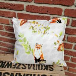 Oilcloth Cushion Forest Animals - Weatherproof Decorative For The Garden - thumbnail 4